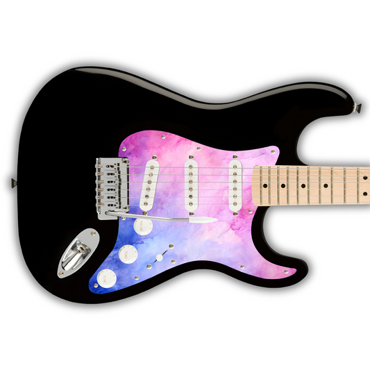 Watercolour - Pink & Blue - Pickguard