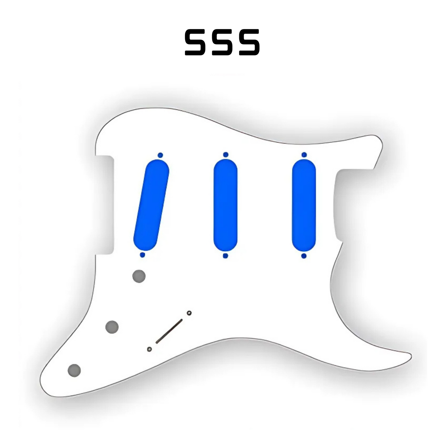 Swirls (Pickguards) S Style - Modern 11 Hole