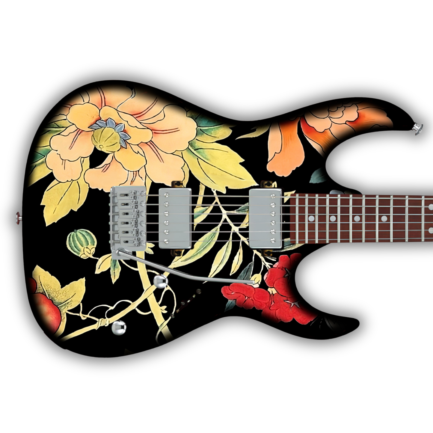 Icons - JEM Floral - Guitar Vinyl Wrap